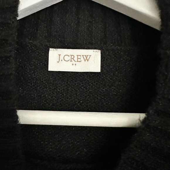JCrew Black Sweater Poncho - Picture 2 of 4
